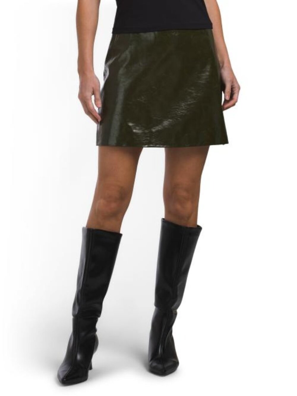 ALEXIA ADMOR Zarina Mini Skirt With Exposed Back Zipper